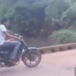 Motorcycle Wheelie Fail