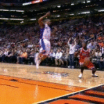 Nate Robinson Under Sebastian Telfair Lay Up