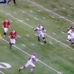 Quinton Dial Knocks Out Aaron Murray UGA Alabama SEC Championship