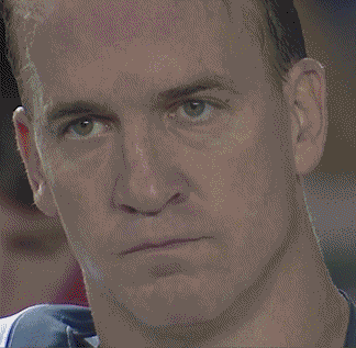 Angry Peyton Manning Stare Angry Peyton Manning Stare