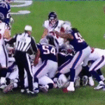 Brandon Spikes Dances After Fumble