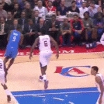 Clippers Caron Butler Blocks Ball Into Referee Derek Richardsons Head