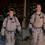Ghostbusters Turn on Proton Pack
