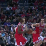 Jimmy Butler Alley Oop Dunk vs Bucks From Luol Deng
