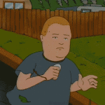 Bobby Throws Egg in Wind in Face King of the Hill