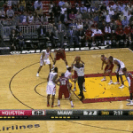 Dwayne Wade Full Court Pass to LeBron Alley Oop Lay Up