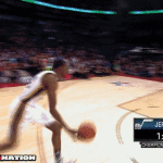 Jeremy Evans Dunks Over Painting of Himself 2013 Dunk Contest
