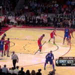 Kobe Bryant Blocks LeBron James Kevin Durant Dunk 2013 All Star Game