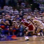Michael Jordan The Shot Over Craig Ehlo
