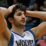 Ricky Rubio Hands on Head