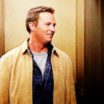 Chandler Laughing to Himself