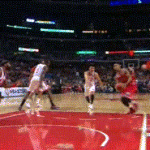 Derrick Rose Big Dunk vs New York Knicks