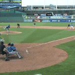 Foul Ball Back Into Camera