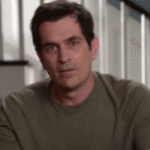 Phil Modern Family Point and Thumbs Up