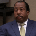 Stanley Hudson Blinking The Office