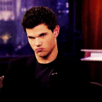 Taylor Lautner Pointing Saying No