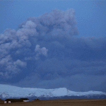 Volcano With Lightning