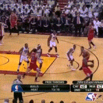 Derrick Rose Dunk on Joel Anthony 2011 Eastern Conference Finals