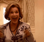 Excited Lucille Bluth Arrested Development