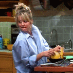 Kaley Cuoco Dancing Making French Toast