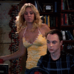 Kaley Cuoco Hit Sheldon With Pillow
