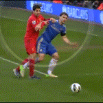Luis Suarez Bites Ivanovic