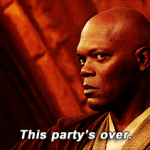 Mace Windu This Partys Over Samuel L Jackson
