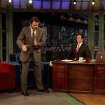 Nick Offerman Break Dancing on Jimmy Fallon
