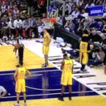 Pacers Mascot Slams Head Against Hoop