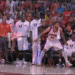 Robin Lopez Suns Bench Shock Reaction