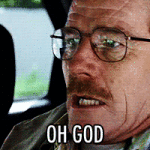Walter White Oh God Drives Car Away Breaking Bad