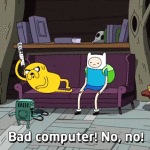 Bad Computer No No Adventure Time