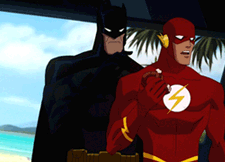Batman-Takes-Flash-Pretzel.gif