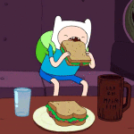 Finn Eating Drinking Sleeping
