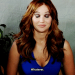 Jennifer Lawrence Saying Whatever