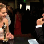 Jennifer Lawrence Shocked to see Jack Nicholson