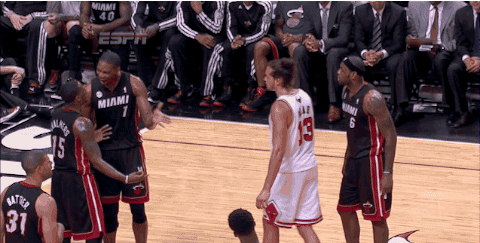 Bosh Explains Why He Yelled at Chalmers in Game 3