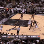 Dwyane Wade Blocks Tiago Splitter