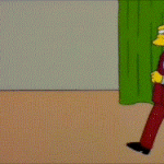 Moe Walks to Rejects Side The Simpson