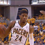 Paul George Dunk on Chris Bosh 2013 ECF