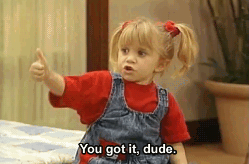 Michelle Tanner You Got it Dude Full House