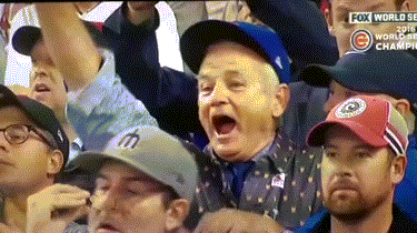 Bill Murray, LeBron and other celebrities at Game 7 of the Cubs-Indians  World Series