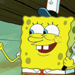 GIF: SpongeBob SquarePants Kisses Squidward Goodnight | Gifrific