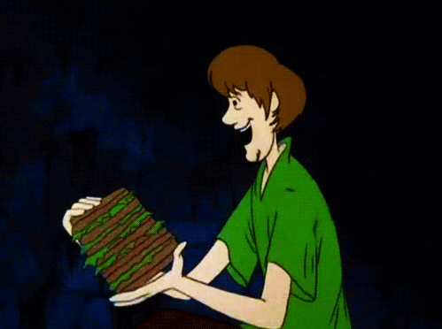 Image result for shaggy eating gif