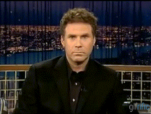 Will Ferrell Blank Stare and Confused Look | Gifrific