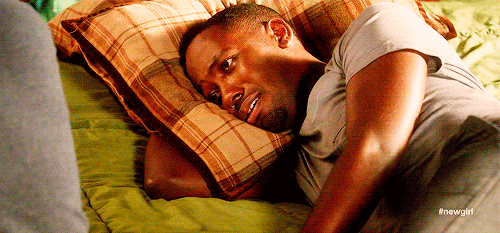 Winston Crying on Pillow New Girl