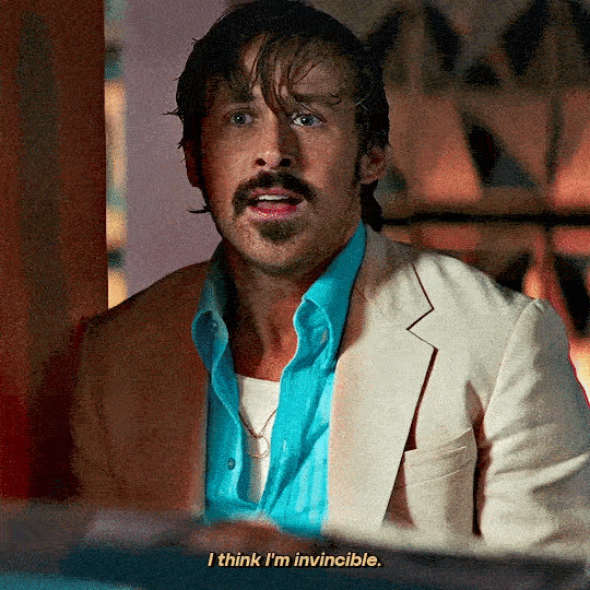 Holland March Saying I Think Im Invincible - Ryan Gosling in The Nice Guys